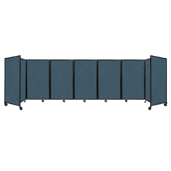 Room Divider 360 Folding Portable Partition 19'6" x 5' Caribbean Fabric
